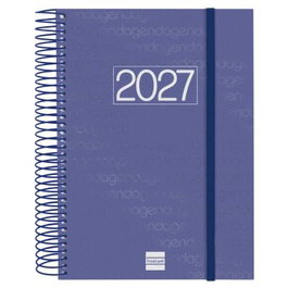 Finocam Agenda Espiral Basic Year 2027 Azul