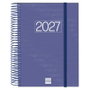 Finocam Agenda Espiral Basic Year 2027 Azul