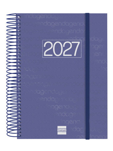 Finocam Agenda Espiral Basic Year 2027 Azul