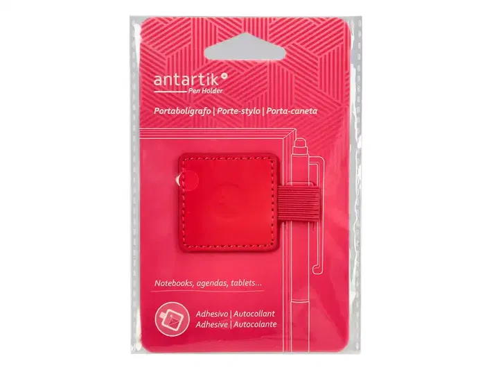 Antartik Portabolígrafos Autoadhesivo para Cuaderno Note con Elástico hasta 15 mm, Fucsia, 40x40 mm Antartik Portabolígrafos Autoadhesivo para Cuaderno Note con Elástico hasta 15 mm, Fucsia, 40x40 mm
