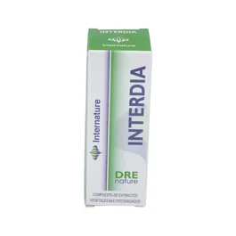 INTERNATURE Drenature Interdia - 30 ml - Gotas - Extractos de Fumaria, Olivo, Centaura y Eucalipto para el Mantenimiento de Niveles de Glucosa - Complemento Alimenticio