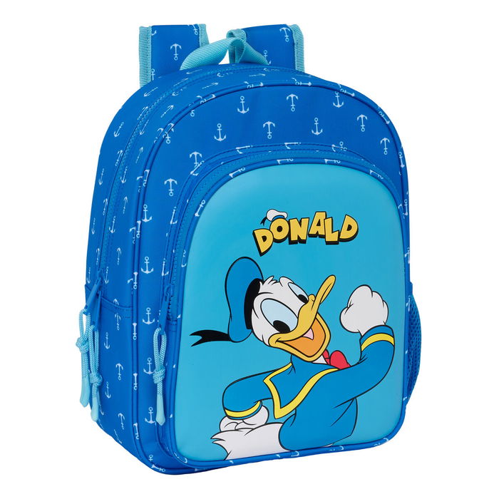 Mochila Escolar Donald Azul 26 x 34 x 11 cm Mochila Escolar Donald Azul 26 x 34 x 11 cm