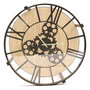 Home Deco Factory Mesa Auxiliar Reloj Industriel Diámetro 40,5 cm