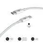 Subblim SUBBLIM PLUS Cable USB-C 100W 2 Metros Blanco PD 3.0 & QC 3.0 480 Mbps E-Marker Carga Rápida para iPhone 15 Samsung MacBook iPad Pro
