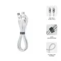 Subblim SUBBLIM PLUS Cable USB-C 100W 2 Metros Blanco PD 3.0 & QC 3.0 480 Mbps E-Marker Carga Rápida para iPhone 15 Samsung MacBook iPad Pro