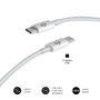 Subblim Cable Plus 100W USB-C a USB-C 2m Blanco