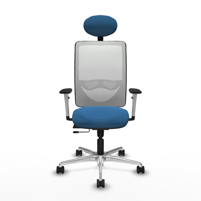 PIQUERAS Y CRESPO Silla de oficina Zulema Azul claro y Blanco PIQUERAS Y CRESPO Silla de oficina Zulema Azul claro y Blanco