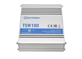Teltonika TSW100 Switch Industrial 5 Puertos Gigabit con 4 Puertos PoE+ (120W) inevitable