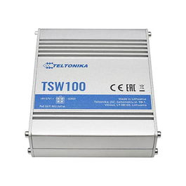 Teltonika TSW100 Switch Industrial Gigabit Ethernet 5 Puertos 4 PoE+ 120W