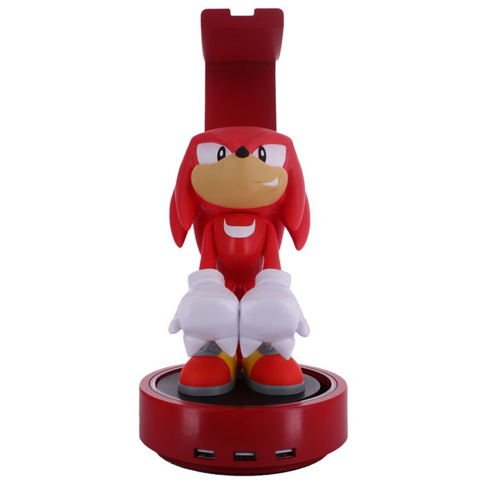 EXQUISITE GAMING Cable Guy Powerstand SP2 Red Soporte Carga para Mandos y Auriculares con 3 Puertos USB 3.0 e Iluminación Halo