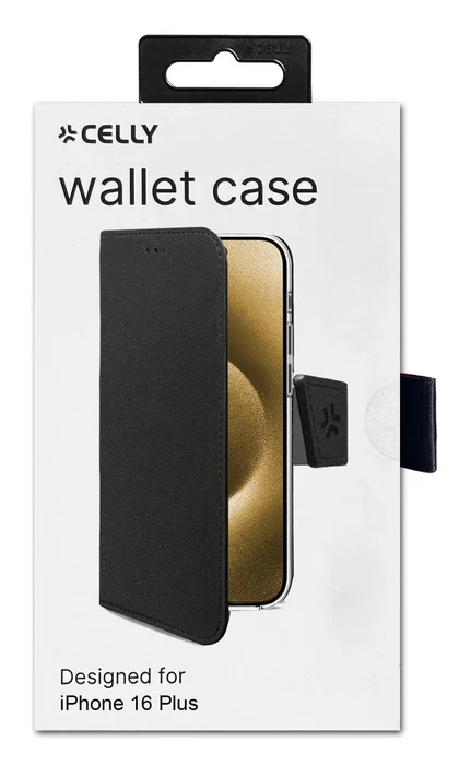 Celly Funda Wally para iPhone 16 Plus Celly Funda Wally para iPhone 16 Plus