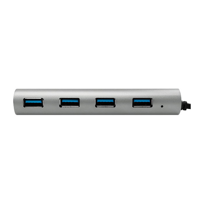 LogiLink Hub USB 3.2 Gen1 con 4 puertos, USB-C, aluminio, gris LogiLink Hub USB 3.2 Gen1 con 4 puertos, USB-C, aluminio, gris