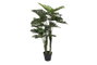 DKD Home Decor Planta PVC Monstera Verde 100x100x133 cm