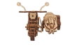 Ugears Harry Potter Maqueta de madera Motocicleta voladora de Hagrid con Sidecar