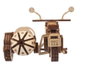 Ugears Harry Potter Maqueta de madera Motocicleta voladora de Hagrid con Sidecar