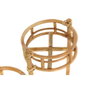 DKD Home Decor Conjunto de 3 Maceteros de Ratán Natural 48x28x45 cm