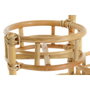 DKD Home Decor Conjunto de 3 Maceteros de Ratán Natural 48x28x45 cm