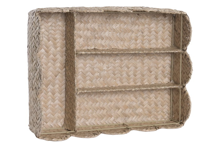 DKD Home Decor Cubertero Seagrass Metal Natural DKD Home Decor Cubertero Seagrass Metal Natural