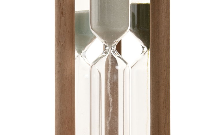 DKD Home Decor Reloj de Arena Madera y Cristal Verde DKD Home Decor Reloj de Arena Madera y Cristal Verde