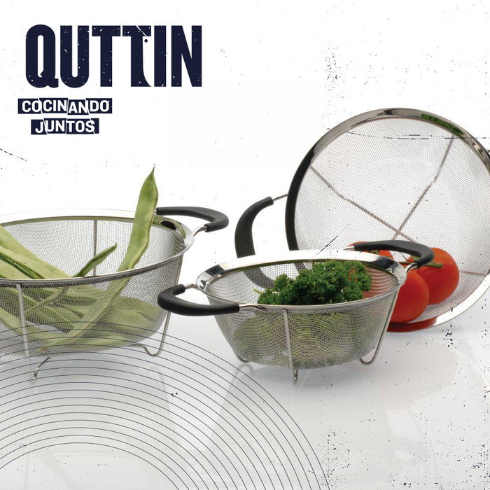 Inde Quttin Escurridor Acero con Asas Soft 22.5 cm (12 Unidades)