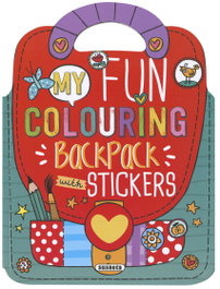 SUSAETA EDICIONES My fun colouring backpack with stickers