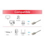 Equip Patchkabel Cat6a F/FTP Beige 3m