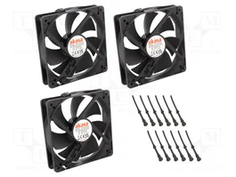 Akasa AK-FN120-BKT03 Ventilador Axial 120mm Negro