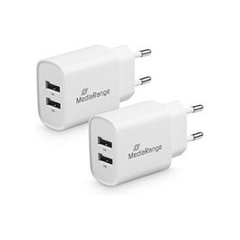 MEDIARANGE MRMA114 Cargador USB 12 W Blanco