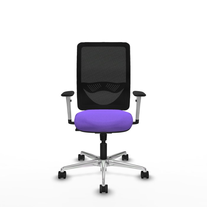 PIQUERAS Y CRESPO Silla de oficina Zulema con mecanismo Sincro, Lila y Negro PIQUERAS Y CRESPO Silla de oficina Zulema con mecanismo Sincro, Lila y Negro
