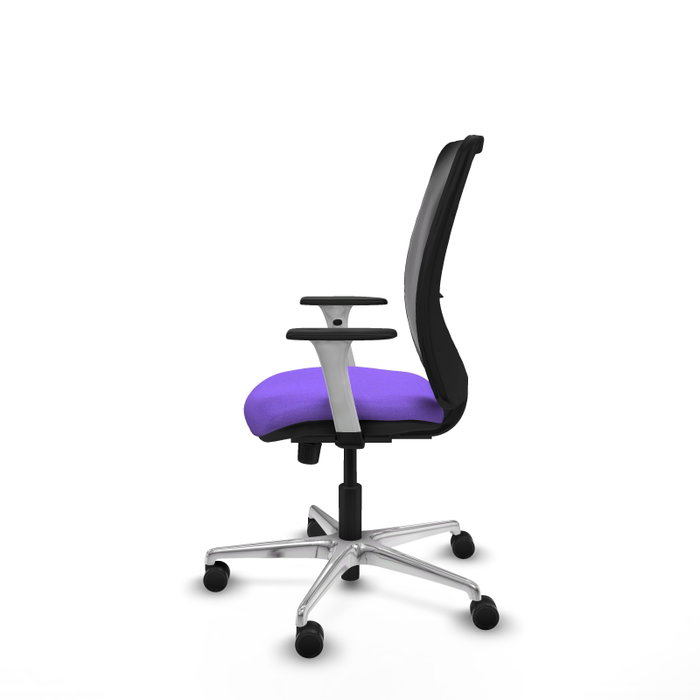 PIQUERAS Y CRESPO Silla de oficina Zulema con mecanismo Sincro, Lila y Negro PIQUERAS Y CRESPO Silla de oficina Zulema con mecanismo Sincro, Lila y Negro