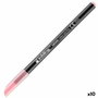 EDDING 1200 Rotulador de Fibra Pastel Cerezo (Set de 10)