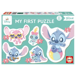 Educa Disney My First Puzzles Stitch 20471 - 5 Puzzles Progresivos de 3 a 5 Piezas +2 años - Español