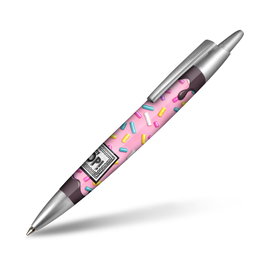 Oh My Pop Bolígrafo Sprinkles Retráctil, Temática Rosa, Bola, Plástico ABS, 13.7 cm