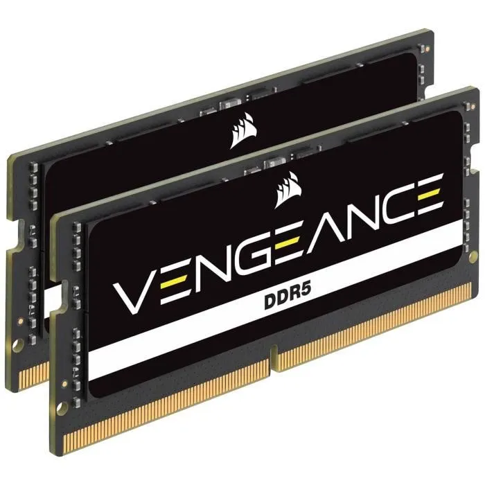 Corsair VENGEANCE 32 GB (2 x 16 GB) DDR5 4800 MHz CL40 SODIMM Corsair VENGEANCE 32 GB (2 x 16 GB) DDR5 4800 MHz CL40 SODIMM