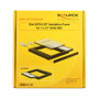 DeLOCK 62669 Caddy Slim Adaptador de Montaje 5.25" para 1 HDD SATA 2.5" de 9.5 mm, Color Negro