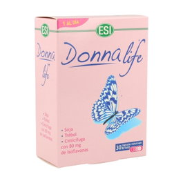 Esi Donna Life 30 Cápsulas Complemento Alimenticio Menopausia Isoflavonas Soja Trébol Cimicífuga Magnesio Vitamina B6