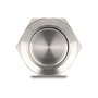 DeLOCK 22042 Interruptor pulsador 2 polos Plata