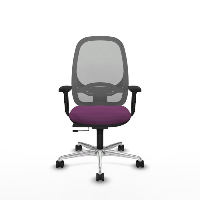 PIQUERAS Y CRESPO Silla de oficina Cilanco con mecanismo Sincro/Traslack, Morado y Gris PIQUERAS Y CRESPO Silla de oficina Cilanco con mecanismo Sincro/Traslack, Morado y Gris