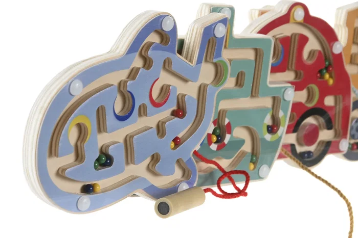 DKD Home Decor Juguete de Madera Multicolor Surtido de 4 DKD Home Decor Juguete de Madera Multicolor Surtido de 4