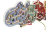 DKD Home Decor Juguete de Madera Multicolor Surtido de 4
