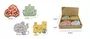 DKD Home Decor Juguete de Madera Multicolor Surtido de 4