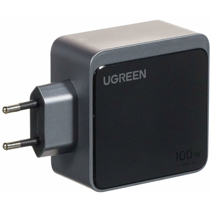 Ugreen Nexode S 100W 4-Port GaN Fast Charger Gris Ugreen Nexode S 100W 4-Port GaN Fast Charger Gris