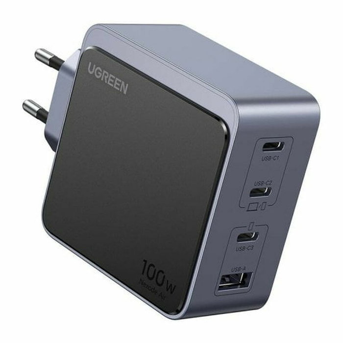 Ugreen Nexode S 100W 4-Port GaN Fast Charger Gris Ugreen Nexode S 100W 4-Port GaN Fast Charger Gris