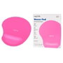 LogiLink Alfombrilla de Ratón con Reposamuñecas de Silicona, Rosa