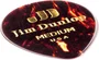 DUNLOP Pack de 72 Púas de Celuloide Genuino Teardrop Shell - Medium