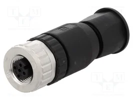 HARTING Conector M12 Hembra 4 Pines Recto IP67