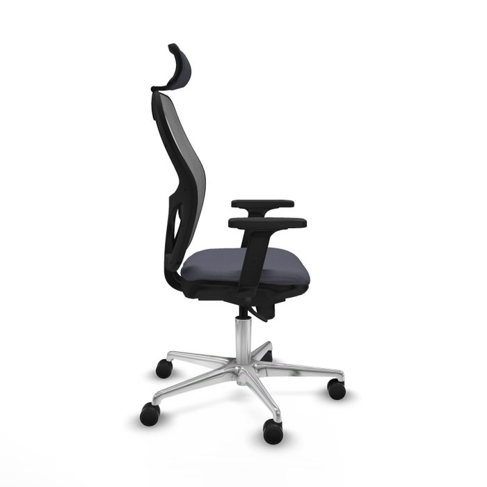 PIQUERAS Y CRESPO Silla de oficina Jorquera Gris con mecanismo Sincro
