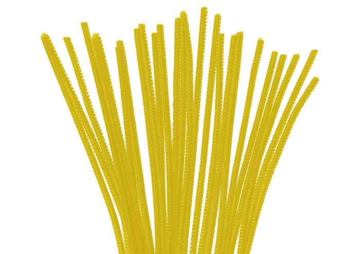 Innspiro Limpiapipas de chenilla amarillo 6mm x 30cm (25 unidades) Innspiro Limpiapipas de chenilla amarillo 6mm x 30cm (25 unidades)