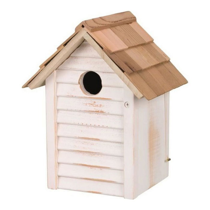 Trixie Casita para pájaros de madera con panel de apertura Trixie Casita para pájaros de madera con panel de apertura