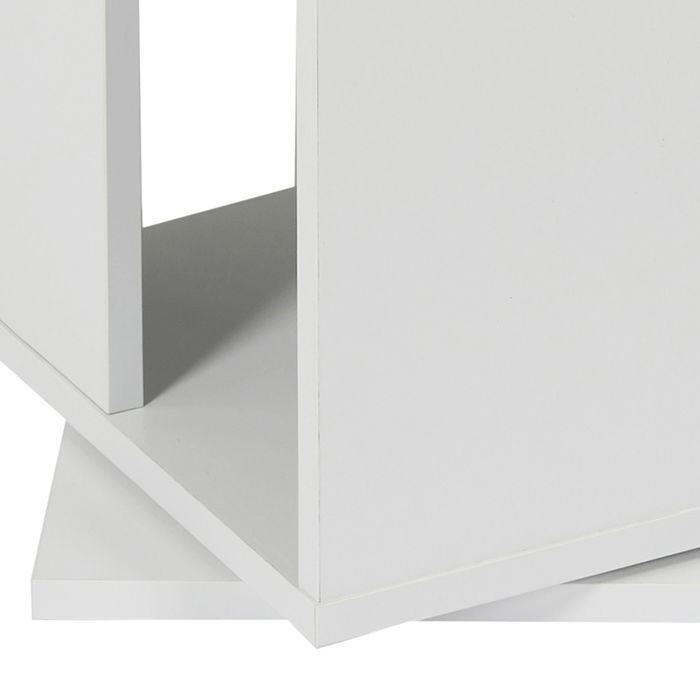 Home Deco Kids Librería Infantil Giratoria 360°, 2 Alturas, Ideal para Niños, Mueble Decorativo 34x34x74.5 cm